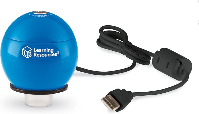 Learning Resources Zoomy 2.0 Handheld Digital Microscope, Blue - Image 2